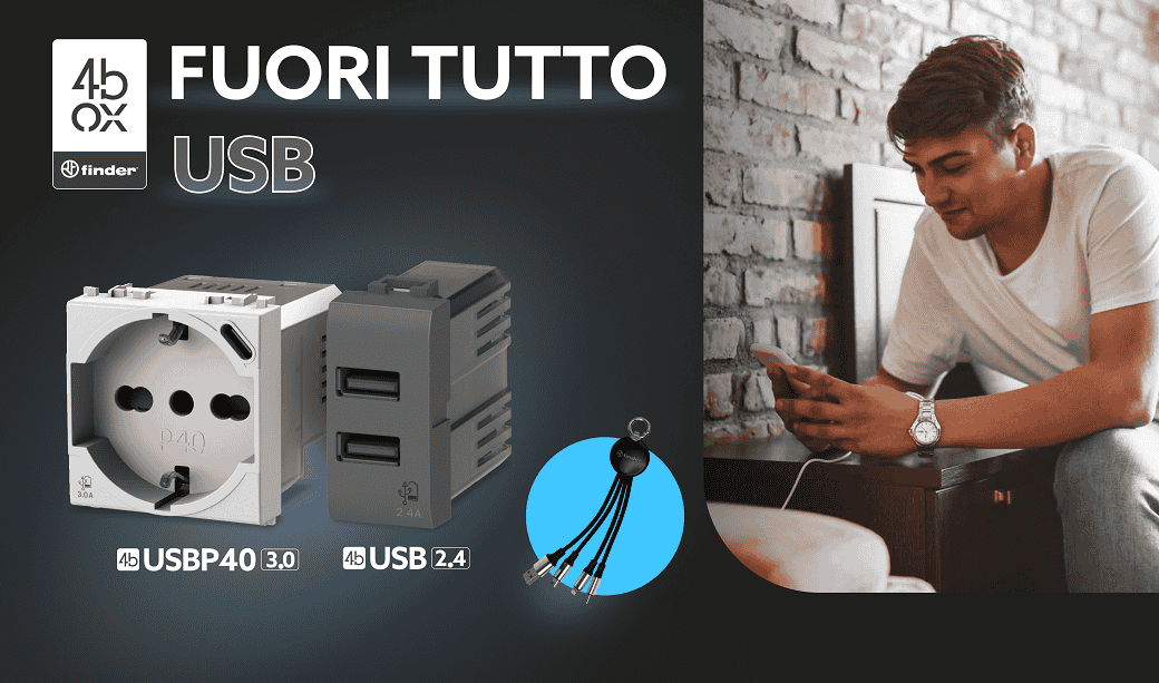 Offerta Fuori tutto USB di 4box per l’acquisto di prese USB casa da incasso